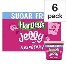 Hartleys No Added Sugar Raspberry 6 Pack Jelly 690G