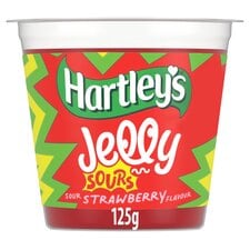 Hartley's Sour Strawberry Jelly 125G