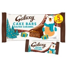 Galaxy Salted Caramel Cake Bars 5 Pack