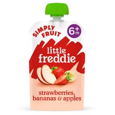 Little Freddie Organic Strawberry Banana & Apples 6M+ 100G