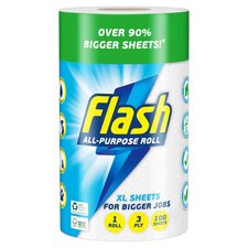 Flash All Purpose Roll XL Sheets 1 Roll