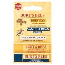 Burt's Bees Moisturising Duo Pack Lip Balm - Original Beeswax and Vanilla