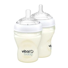 Vital Baby NURTURE breast like feeding bottle 240ml 2pk