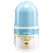 Childs Farm 50+ Spf Roll On Sun Lotion Fragrance Free 50Ml