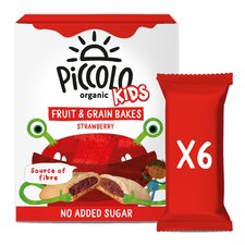 Piccolo Organic Kids Fruit & Grain Strawberry 6 X 22G