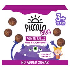 Piccolo Kids Power balls Apple and Blackcurrant 4 x 20g 