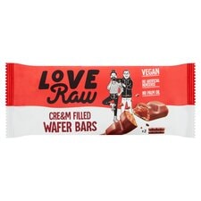 Love Raw Vegan Milk Chocolate Cream Wafer Bar 43G