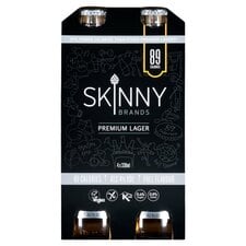 Skinny Brands Lager (Abv 4%) 4 x 330ml