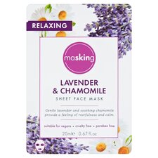 Masking Lavender & Chamomile Sheet Face Mask 20Ml