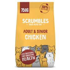 Scrumbles Chicken Dry Cat Food 750G