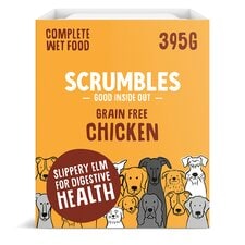 Scrumbles Chicken Complete Wet Dog Food 395G