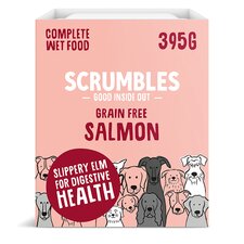 Scrumbles Salmon Complete Wet Dog Food 395G