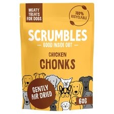 Scrumbles Chicken Chonks Meaty Dog Treats 60g