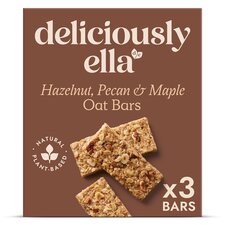 Deliciously Ella Hazelnut Pecan & Maple Oat Bars 3 X 50G