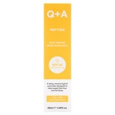 Q+A Peptide Anti-Ageing Daily Sunscreen SPF50 50ml