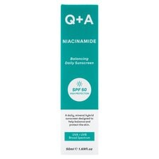 Q+A Niacinamide Balancing Daily Sunscreen SPF50 50ml