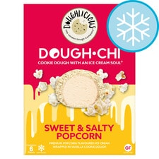 Doughlicious Popcorn Cookie Dough & Gelato Bites 6 x 32g