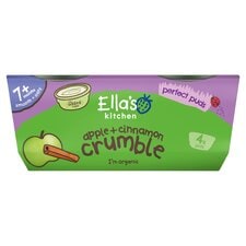 Ella's Kitchen Organic Apple & Cinnamon Crumble 7+M 4x80g