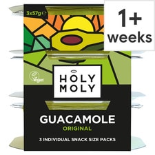 Holy Moly Minis Guacamole Original 3X57g