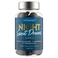 Vitawell Night Sweet Dreams - Vitamin B6 Gummies, Black Cherry & Blackcurrant 60s