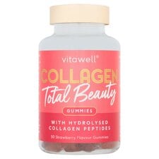 Vitawell Collagen Total Beauty Strawberry Gummies 50s