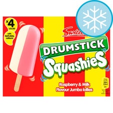 Swizzels Drumsticks Squashies Ice Cream Lollies 4 X 70Ml