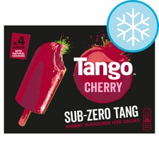 Tango Cherry Sub Zero Ice Lollies 4X70ml