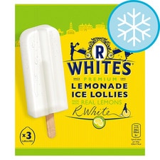 R Whites Lemonade Lollies 3 x 74ml