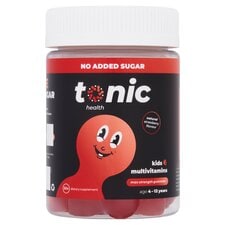 Tonic Kids Multivitamin Natural Strawberry Gummies 4-12 Years 30s