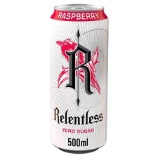 Relentless Raspberry Zero Energy Drink 500ml