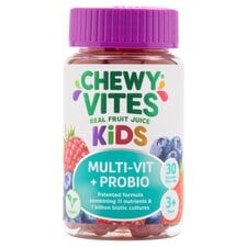 Chewy Vites Kids Multivitamin & Probiotic Fruit Gummies 30s