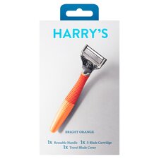 Harry's 5 Blade Razor, Bright Orange