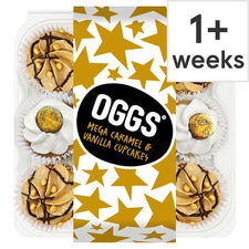 Oggs Mega Caramel & Vanilla Cupcakes 9 Pack