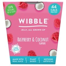 Wibble Raspberry & Coconut Jelly Pot 150G