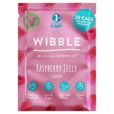 Wibble Raspberry Vegan Jelly Crystals 57g