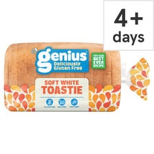 Genius Gluten Free Soft White Toastie Loaf 430G