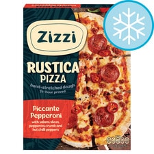 Zizzi Rustica Piccante Pepperoni Pizza 410G