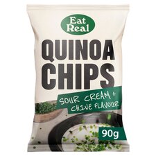 Eat Real Quinoa Chips Sour Cream & Chive 90G