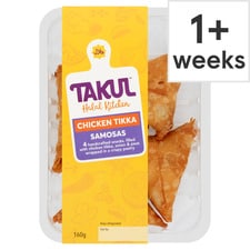 Takul Halal Kitchen Chicken Tikka Samosas 160G