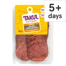 Takul Turkey Salami Black Peppercorn 120G