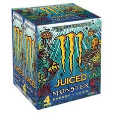 Monster Juiced Aussie Style Lemonade 4X500ml