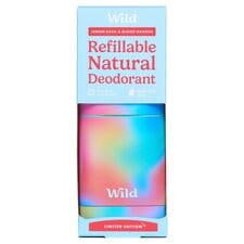 Wild  Lemon Basil & Blood Orange Natural Refillable Deodorant Starter Pack