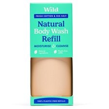 Wild Fresh Cotton & Sea Salt Natural Body Wash Refill 350ml