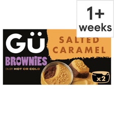 Gu Chocolate & Salted Caramel Brownie Dessert 2X80g