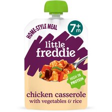 Little Freddie Organic Chicken Casserole with Vegetables & Rice 7m+ 130g