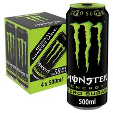 Monster Energy Zero Sugar 4x500ml