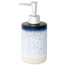 Tesco Blue Reactive Glaze Soap Dispenser