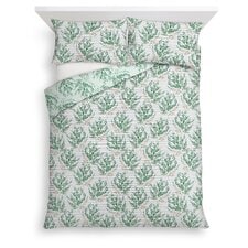 Tesco Fluidity Printed Crinkle Duvet Set Double