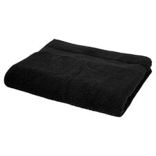 Tesco Black Supersoft Cotton Bath Towel