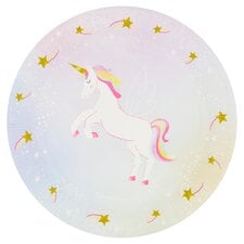 Tesco Unicorn Plate 10 Pack